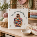 I Was Left Unsupervised Yarn Ball Illustration Canvas