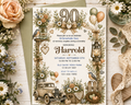90th Birthday Party Invitation