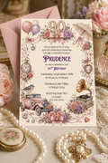 90th Birthday Invitation